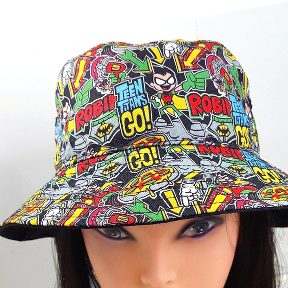 Unisex❤DC Comic Bucket Hat⚡Teen Titans Go| Robin💥Printed